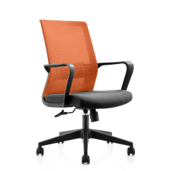 Konferenční židle Smart, textil, oranžová
