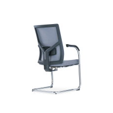 Konferenční židle Snow (SET 2 ks), textil, světlě šedá - 3