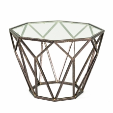 Konferenčný stôl Dorian, 38 cm, antická bronzová - 1