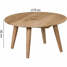 Konferenčný stolík Aina, 75 cm, agát - 3
