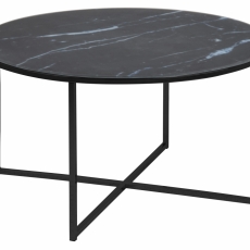 Konferenčný stolík Alisma, 80 cm, čierna - 1