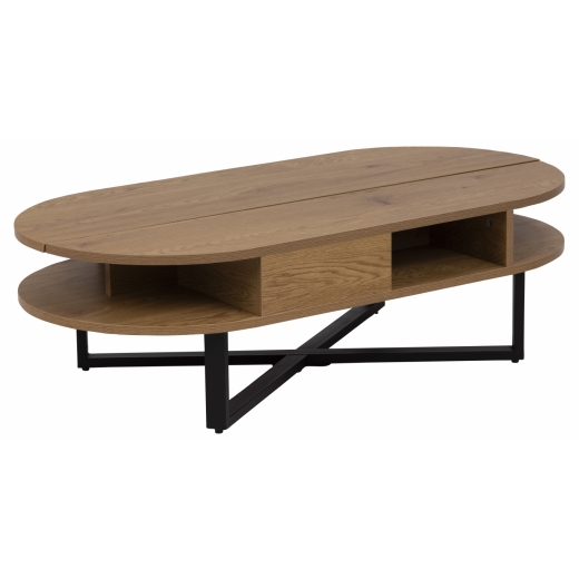 Konferenčný stolík Allendale, 120 cm, prírodná - 1