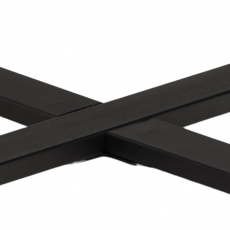 Konferenčný stolík Amble, 75 cm, čierna / dub - 5