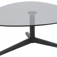 Konferenčný stolík Barnsley, 84 cm, čierna - 1