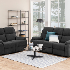 Konferenčný stolík Barnsley, 84 cm, čierna - 4