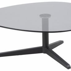 Konferenčný stolík Barnsley, 84 cm, čierna - 8