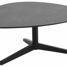 Konferenčný stolík Barnsley, 84 cm, čierna - 1