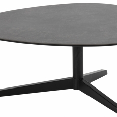 Konferenčný stolík Barnsley, 84 cm, čierna - 2