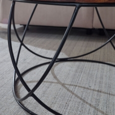 Konferenčný stolík Betul, 60 cm, masív sheesham - 6