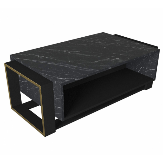 Konferenčný stolík Bianco, 106 cm, čierna - 1