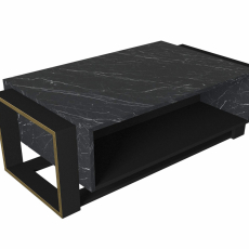 Konferenčný stolík Bianco, 106 cm, čierna - 1