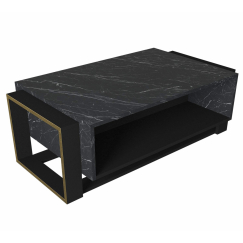 Konferenčný stolík Bianco, 106 cm, čierna