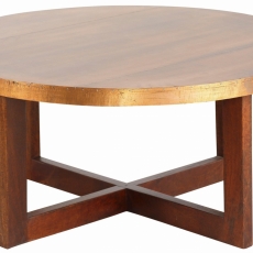 Konferenčný stolík Binde, 75 cm, hnedá - 1