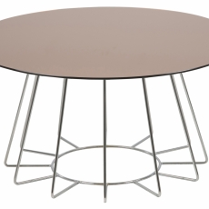 Konferenčný stolík Casia, 80 cm, strieborná - 1