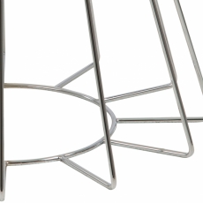 Konferenčný stolík Casia, 80 cm, strieborná - 3