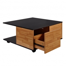 Konferenčný stolík Dera, 70 cm, čierna - 8