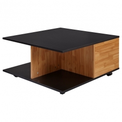 Konferenčný stolík Dera, 70 cm, čierna