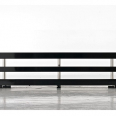 Konferenčný stolík Dijone, 140 cm, čierna - 2
