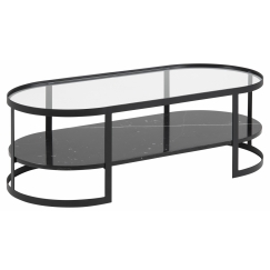 Konferenčný stolík Elki, 56 cm, čierna
