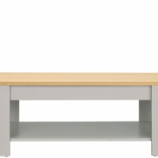 Konferenčný stolík Emar, 105 cm, sivá/dub - 4