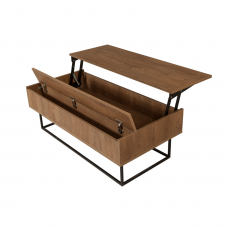 Konferenčný stolík Est, 120 cm, orech - 6