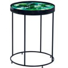 Konferenčný stolík Galantis, 47 cm, zelená - 2