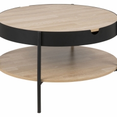 Konferenčný stolík Gerran, 75 cm, dub - 1