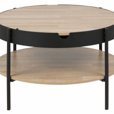 Konferenčný stolík Gerran, 75 cm, dub - 2