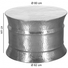 Konferenčný stolík Gora, 62 cm, strieborná - 3