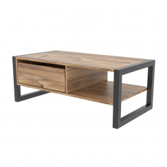 Konferenčný stolík Haldizen, 105 cm, borovica