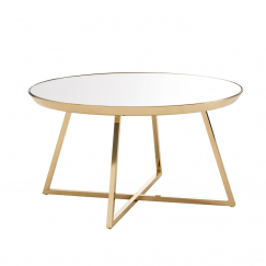 Konferenčný stolík Halei, 76 cm, čierna