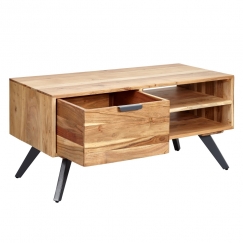 Konferenčný stolík Hazir, 95 cm, masív agát