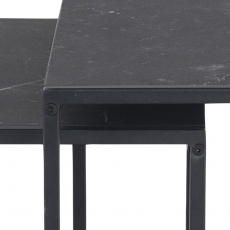 Konferenčný stolík Infinity (SADA 2 ks), 50 cm, čierna - 5