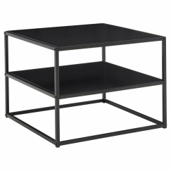 Konferenčný stolík Junter, 60 cm, čierna