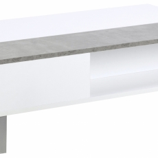 Konferenčný stolík Keyon, 110 cm, dub / biela - 1