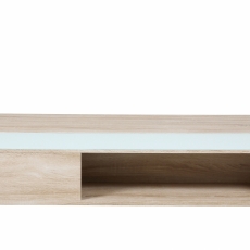 Konferenčný stolík Keyon, 110 cm, dub/biela - 1
