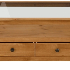 Konferenčný stolík Kiria, 90 cm, borovica - 3