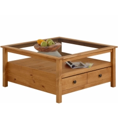 Konferenčný stolík Kiria, 90 cm, borovica