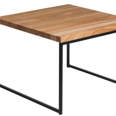 Konferenčný stolík Kirse, 100 cm, čerešňa/čierna - 1