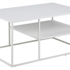 Konferenčný stolík kovový Lyfte, 90 cm, biela - 2