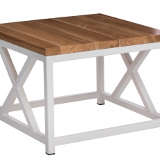 Konferenčný stolík Kvist, 45 cm, dub/biela - 1