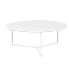 Konferenčný stolík Lilly, 80 cm, biela - 1