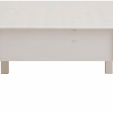 Konferenčný stolík Linde, 110 cm, biela - 3