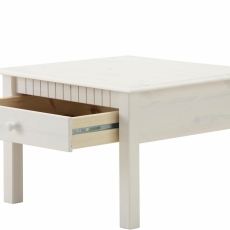 Konferenčný stolík Linde, 60 cm, biela - 2