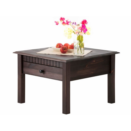 Konferenčný stolík Linde, 60 cm, hnedá - 1