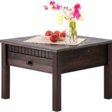 Konferenčný stolík Linde, 60 cm, hnedá - 1