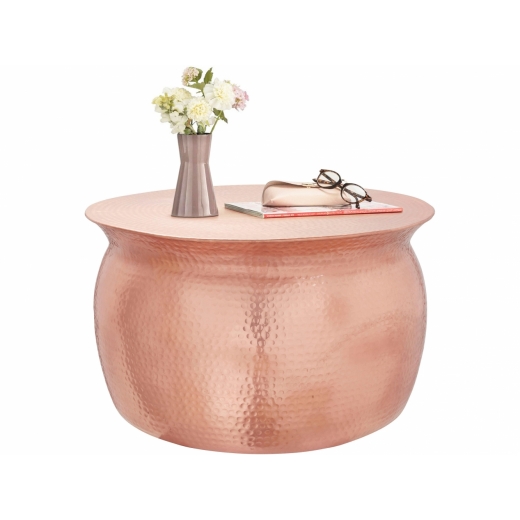 Konferenčný stolík Lori, 79 cm, medená - 1