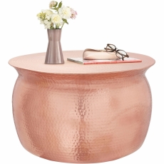 Konferenčný stolík Lori, 79 cm, medená - 1