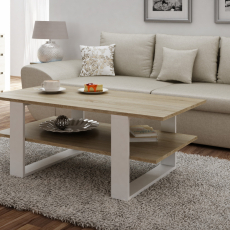 Konferenčný stolík Martyna, 120 cm, dub sonoma / biela - 3
