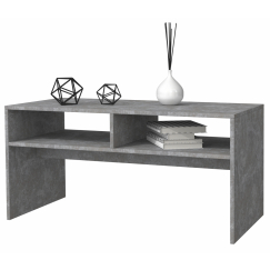Konferenčný stolík Mesa, 90 cm, tmavý betón